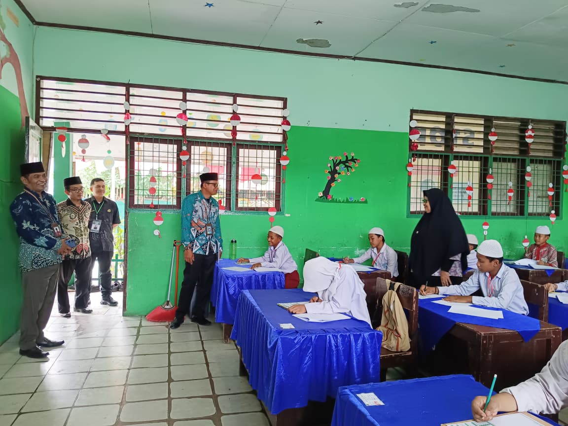 Perkuat Kualitas Pendidikan, Kanwil Kemenag Sumut Lakukan Monitoring Ujian Madrasah di MIN 2 Tebing Tinggi