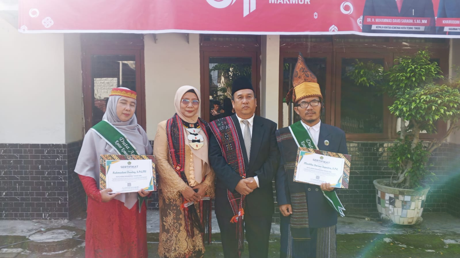 Mustika Darma Saputra, S.Pd dan Rahmadani Daulay, S.Pd Terpilih Jadi Agen Perubahan Kemenag Tebingtinggi 2026